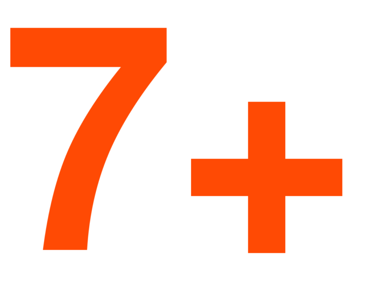 7+